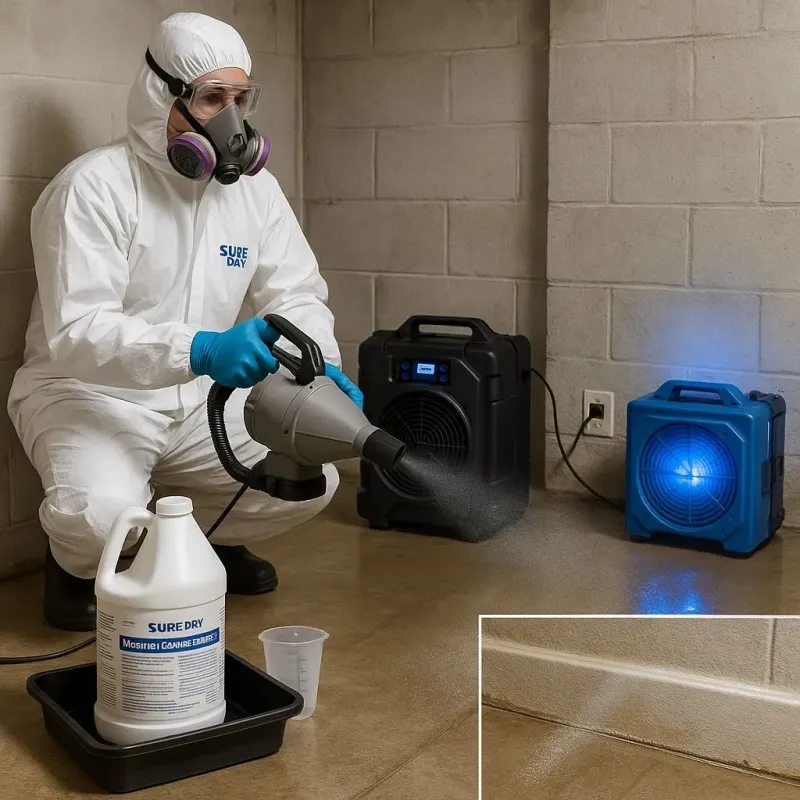 Sanitization and Odor Removal process in Spring Valley, NY